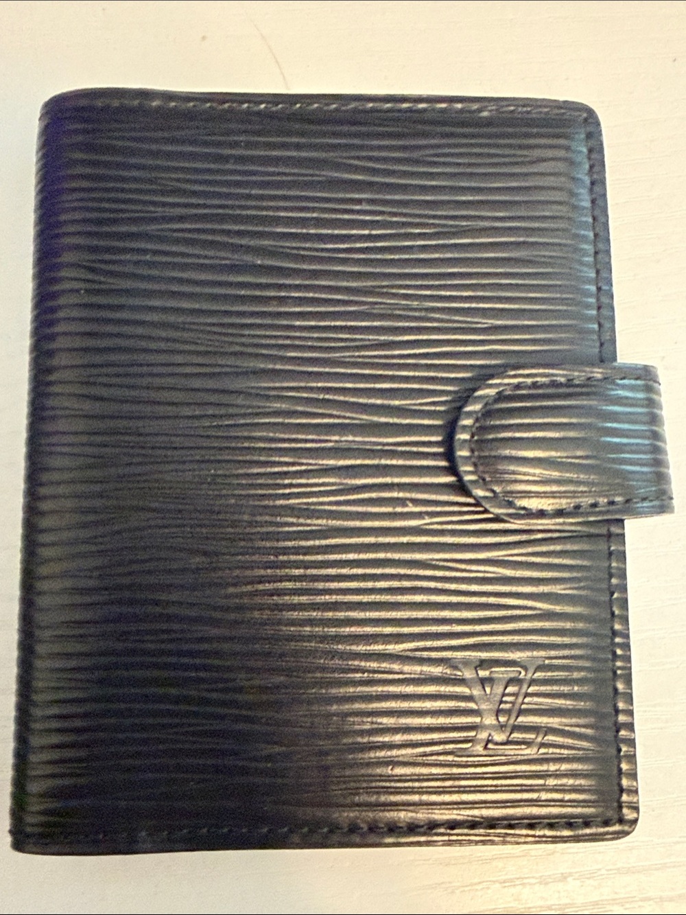 Louis Vuitton Black Epi Leather Card & Key Holder